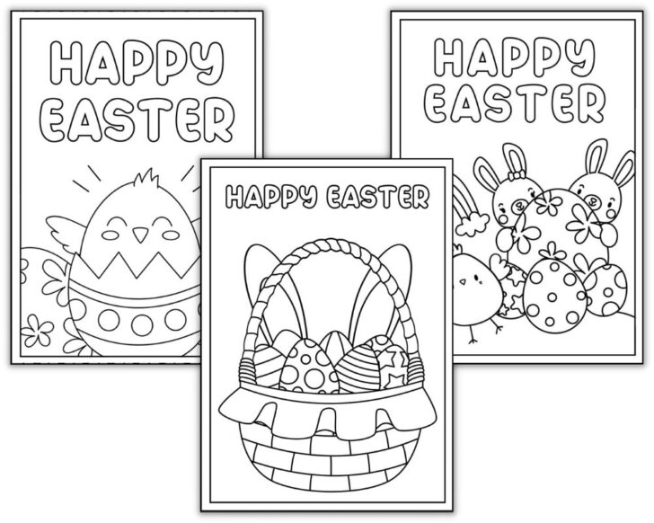 Free Easter Printable to Color