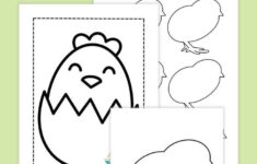 Free Printable Easter Chick Templates with Printable Easter Chick