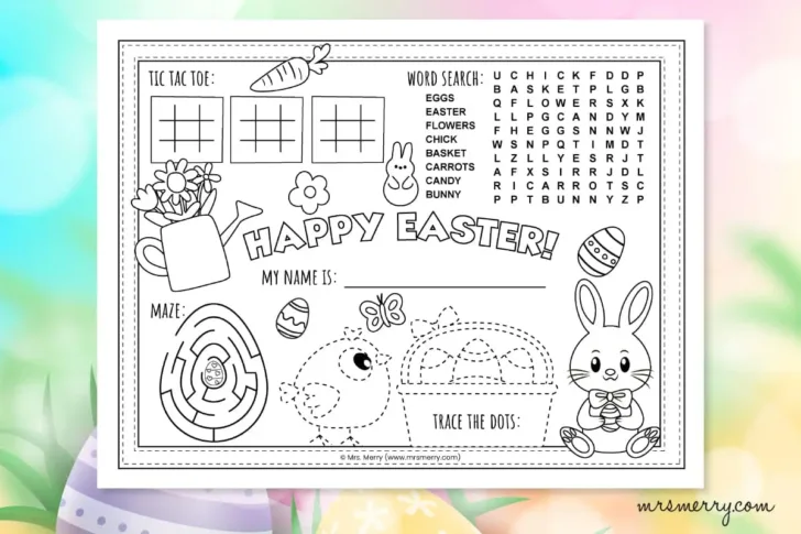 Free Easter Printable Activities