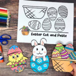 Free Printable Easter Crafts For Kids: Cute Cut And Paste Activities For Easter Crafts For Preschoolers Printable