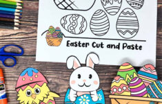 Free Printable Easter Crafts For Kids: Cute Cut And Paste Activities in Free Easter Cut And Paste Printable