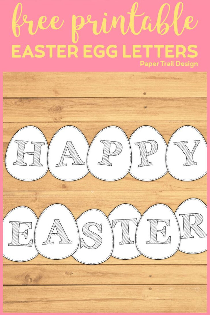 Happy Easter Banner Free Printable
