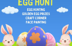 Free Printable Easter Egg Hunt Flyer Templates | Canva intended for Free Printable Easter Eggs Hunt Flyers