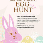 Free Printable Easter Egg Hunt Flyer Templates | Canva Within Free Printable Easter Eggs Hunt Flyers