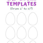 Free Printable Easter Egg Templates & Easter Egg Coloring Pages With Blank Easter Eggs Template Printable