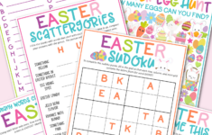 Free Printable Easter Game Pack - Kara Creates with regard to Easter Printable Games For Adults
