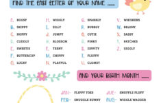 Free Printable Easter Games For Kids - Kim Schob regarding Easter Games Printable