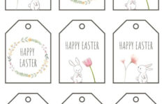 Free Printable Easter Gift Tag Designs For Every Bunny - For Hope pertaining to Easter Basket Tags Printable Free