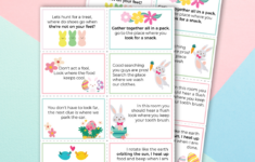 Free Printable Easter Scavenger Hunt - Brooklyn Berry Designs intended for Free Printable Easter Scavenger Hunt For Kids