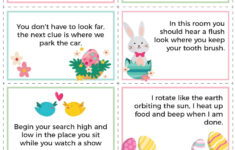 Free Printable Easter Scavenger Hunt - Brooklyn Berry Designs throughout Easter Basket Hunt Clues Free Printable