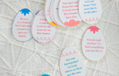 Free Printable Easter Scavenger Hunt Clues For Kids And Tweens within Free Printable Indoor Easter Scavenger Hunt