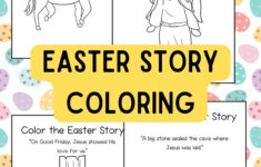 Free Printable Easter Story Coloring Pages For Kids for Easter Story Coloring Book Printable