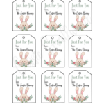 Free Printable Easter Tags {20 Unique Designs}   Cassie Smallwood Throughout Free Easter Labels Printable