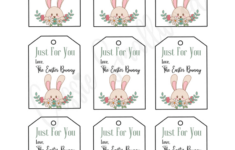 Free Printable Easter Tags {20 Unique Designs} - Cassie Smallwood throughout Free Easter Labels Printable