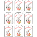 Free Printable Easter Tags {20 Unique Designs}   Cassie Smallwood With Easter Printable Gift Tags