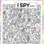 Free Printable I Spy Easter Activity   Paper Trail Design Pertaining To Free Printable I Spy Easter