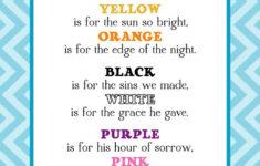 Free Printable Jelly Bean Prayer For Easter intended for Printable Easter Prayer