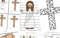 Free Resurrection Sunday "He Is Risen" Activity Worksheets Printables for Free Printable Christian Easter Activities
