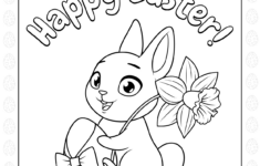 Happy Easter Coloring Pages regarding Happy Easter Coloring Pages Free Printable
