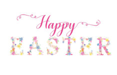 Happy Easter Floral Free Printable inside Happy Easter Printable Free