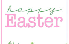 Happy Easter Printables : Free Spring Printables — Pink Peppermint within Happy Easter Printable Free