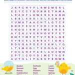 Hop Into Easter Fun With Printable Easter Word Search With Regard To Free Printable Easter Puzzles For Adults