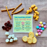 Instant Download Easter Story Snack Mix Printables Tags Scriptures With Easter Snack Mix Printable