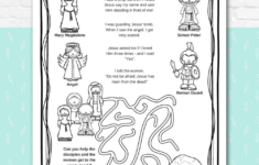 Jesus' Resurrection Easter Activity Pages - Kids Bible Teacher with Free Printable Easter Bible Lessons