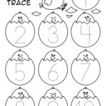 Number Tracing Easter Worksheet (1 10). Teachersmag Throughout Printable Easter Eggs Numbers
