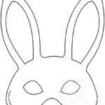 Printable Addhesive Easter Bunny Mask Pertaining To Easter Masks Printable