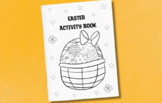 Printable Easter Activity Book regarding Easter Activity Book Printable