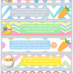 Printable Easter Basket Scavenger Hunt! Make Easter Egg Stra Special Regarding Easter Basket Scavenger Hunt Printable
