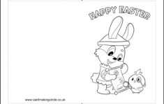 Printable Easter Cards For Kids within Easter Printable Cards To Colour