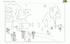 Printable Easter Dot To Dot with regard to Hard Easter Dot To Dot Printable