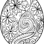 Printable Easter Egg Coloring Pages For Toddlers Hi Res Stock Within Printable Coloring Pages For Easter Eggs