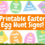 Printable Easter Egg Hunt Signs, Digital Printable Egg Hunt With Regard To Easter Printable Signs