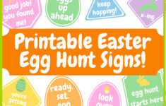 Printable Easter Egg Hunt Signs, Digital Printable Egg Hunt with regard to Easter Printable Signs