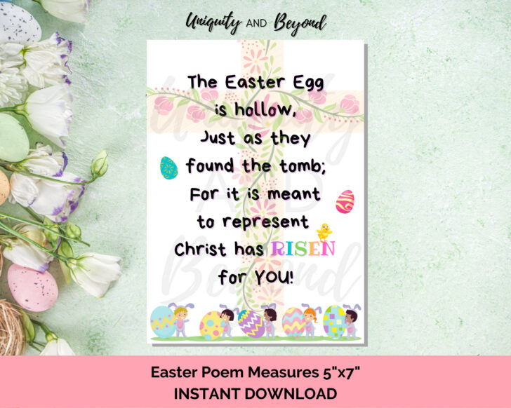 Free Printable Religious Easter Poems