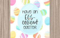 Printable Tag - Have An Egg-Cellent Easter - 2" Quadratisch - Etsy.de with Have an Eggscellent Easter Printable