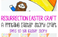 Resurrection Easter Craft : A Printable Easter Story Craft for Easter Sunday Printable Craft