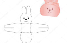 Retail Paper Box Bonbonniere Easter Bunny Stock Vector©Denli with Printable Easter Bunny Box Template