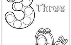 Set Of 123 Easter Dot Marker Free Pages with Easter Dot Paint Printable