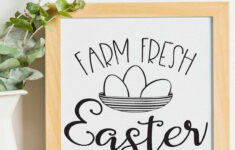 Simple &amp; Beautiful Printable Easter Sign • Crafting My Home for Easter Printable Signs