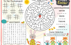 Southern Mom Loves: Printable Easter Game Placemats For Your Kids in Easter Placemat Printable