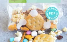 The Easter Story Snack Mix Printable Tag And Bag Topper, Comic within Easter Story Snack Mix Free Printable