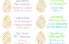 The Larson Lingo: Easter Egg Coupons {Free Printable} pertaining to Printable Easter Eggs Coupons