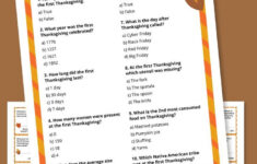 Free Thanksgiving Trivia Questions & Answers Game | Mrs. Merry intended for Free Printable Thanksgiving Trivia Questions and Answers Printables