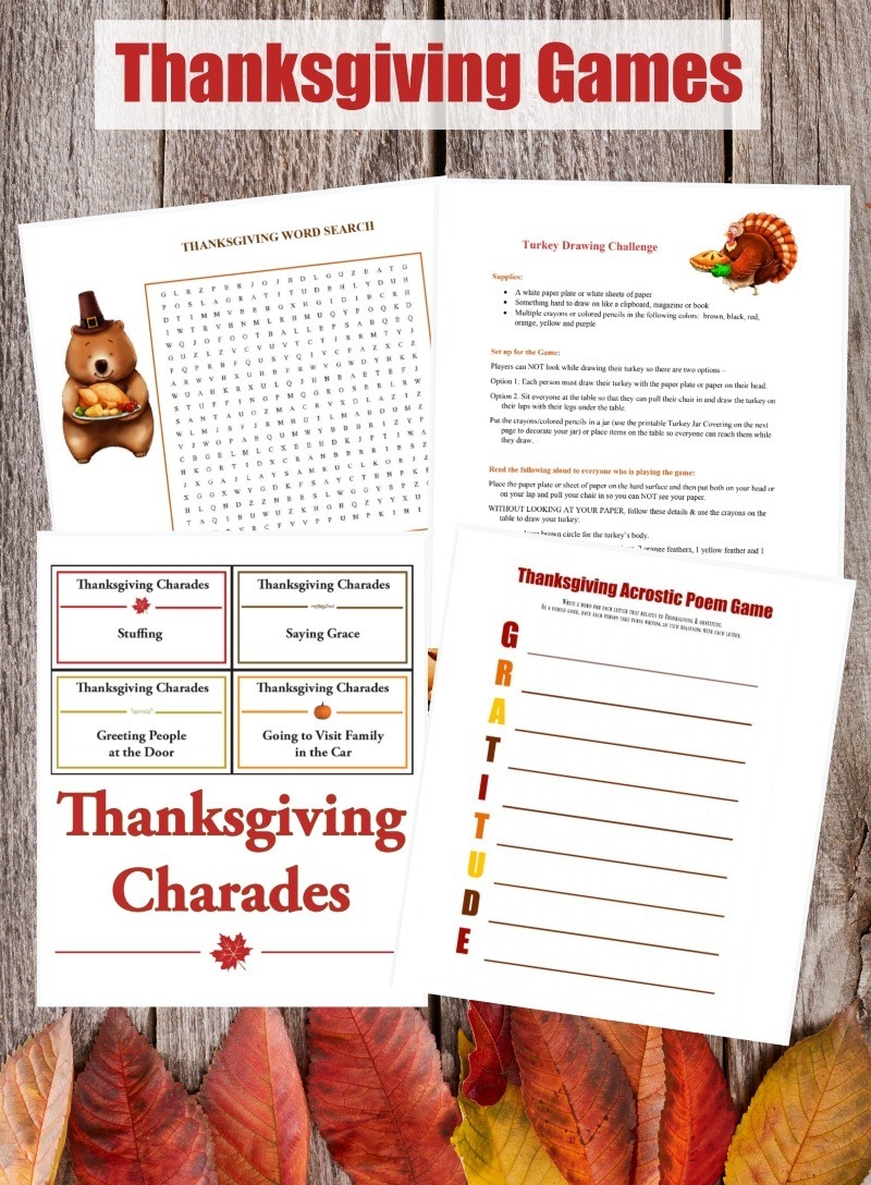10 Printable Thanksgiving Games For Kids Adults 10 Printable Thanksgiving Games For Kids Adults