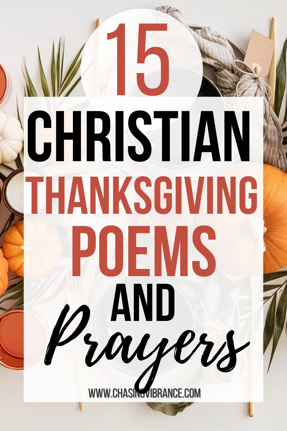 15 Christian Thanksgiving Day Poems And Prayers