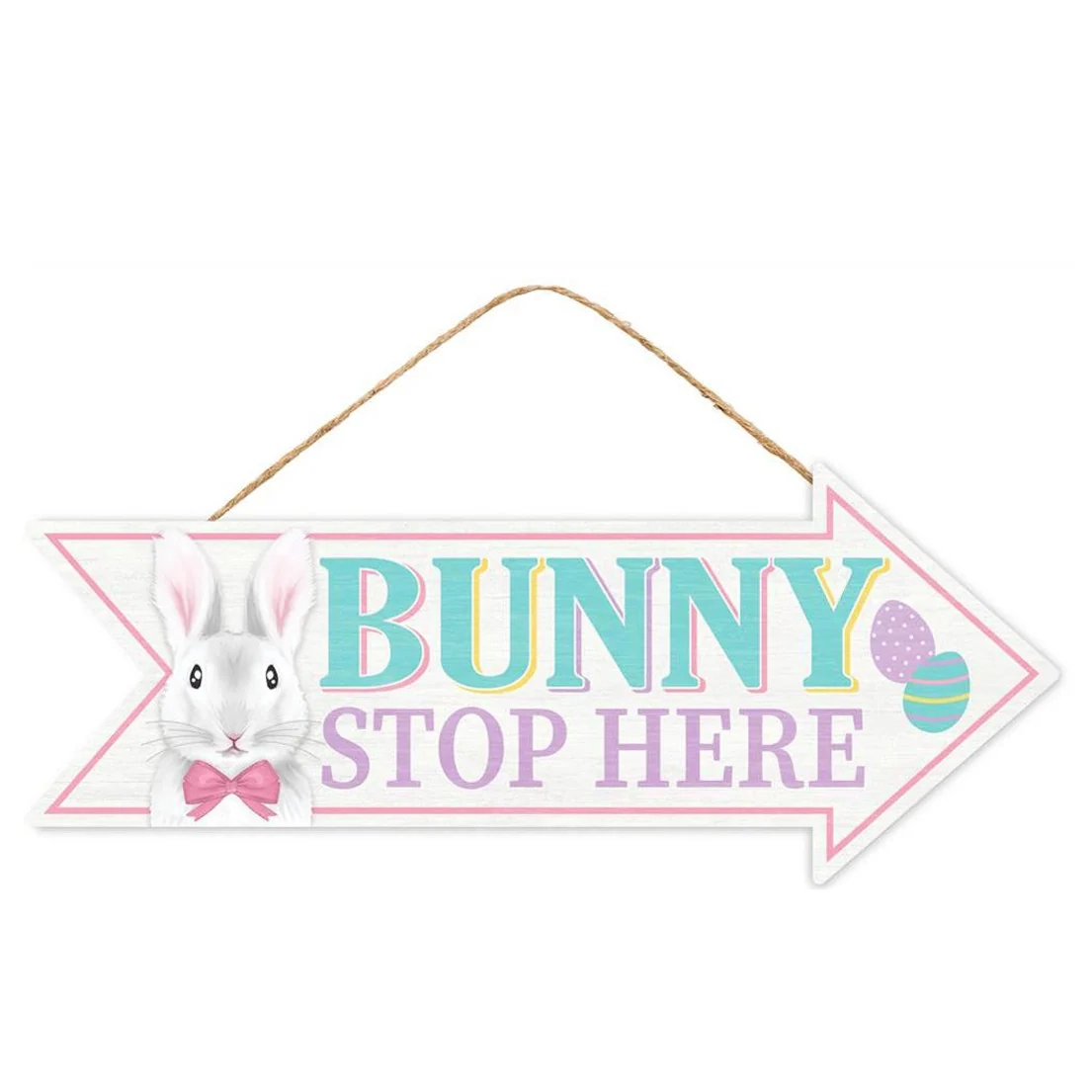 16 Bunny Stop Here Arrow Sign Ap7280
